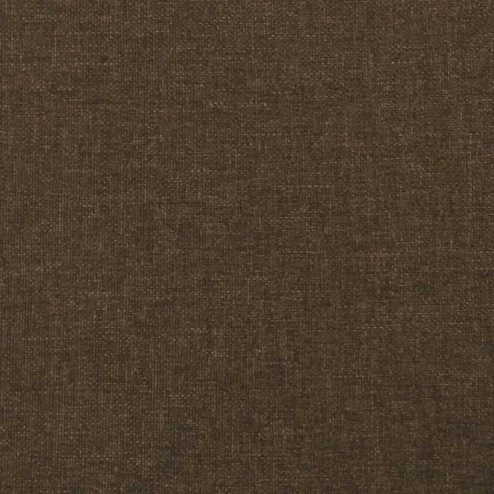 Lovos rėmas be čiužinio, tamsiai rudas, 140x190cm, audinys