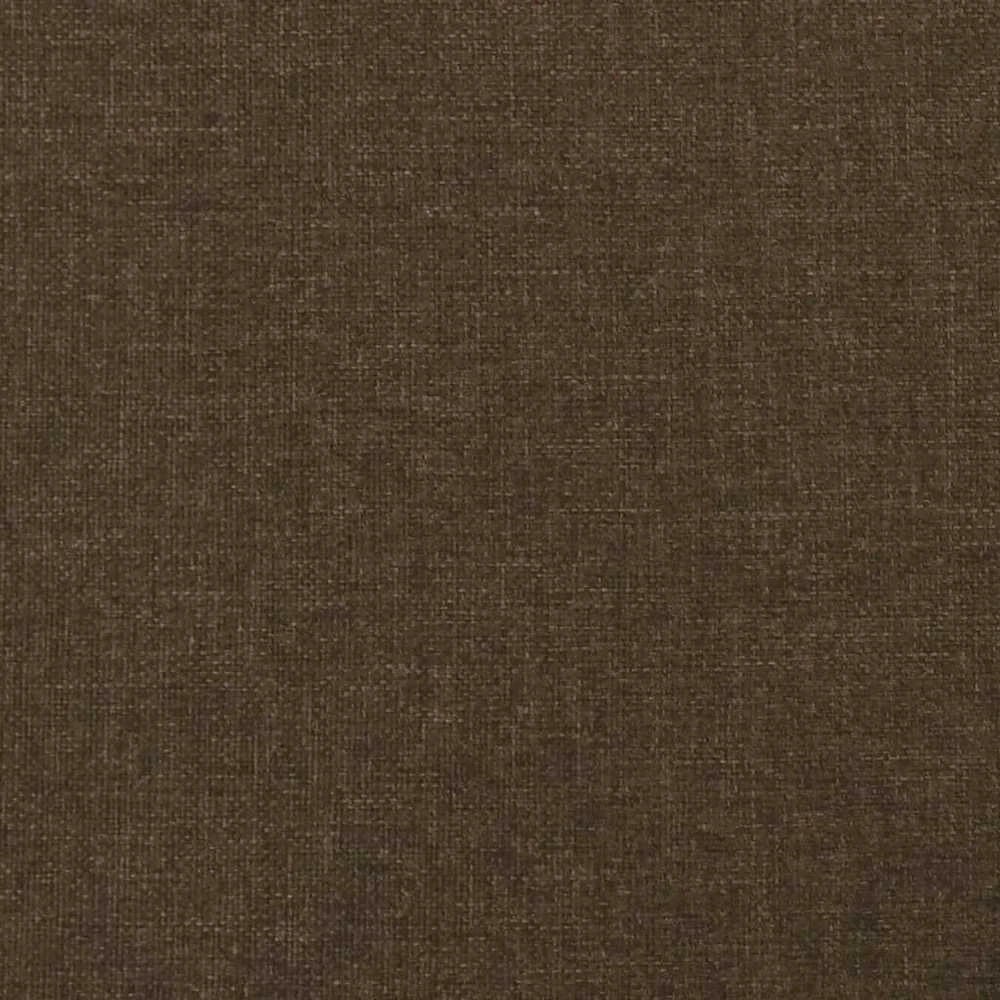 Lovos rėmas be čiužinio, tamsiai rudas, 200x200cm, audinys