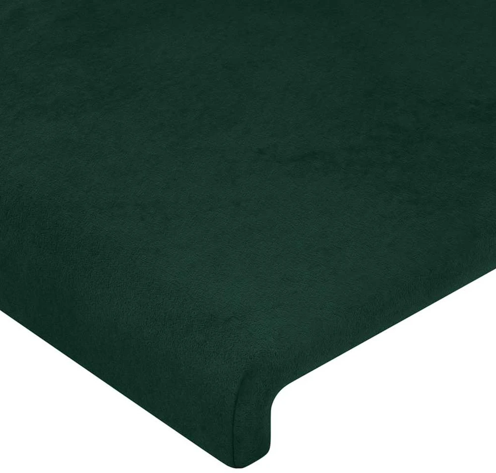 Lovos rėmas be čiužinio tamsiai žalias 100x200 cm aksomas