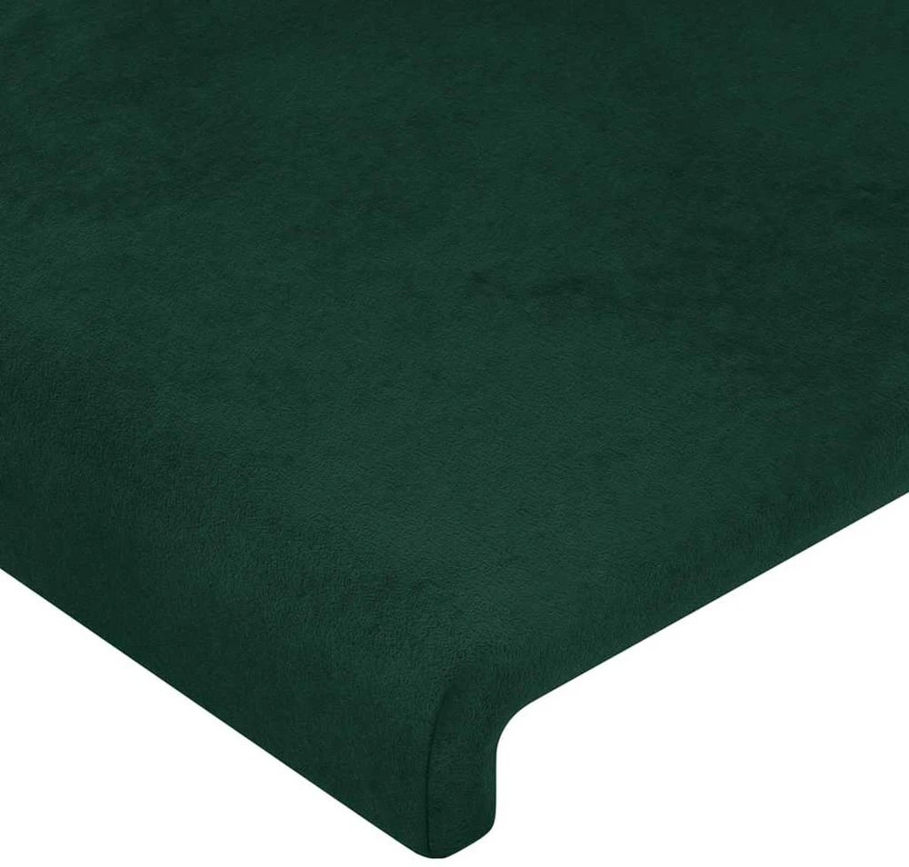 Lovos rėmas be čiužinio tamsiai žalias 90x200 cm aksomas