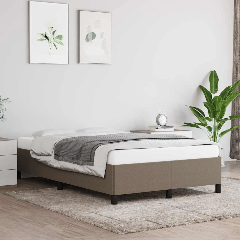 Lovos rėmas be čiužinio, taupe, 120x190cm, audinys