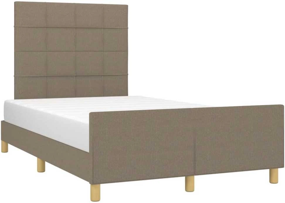 Lovos rėmas be čiužinio, taupe, 120x190cm, audinys