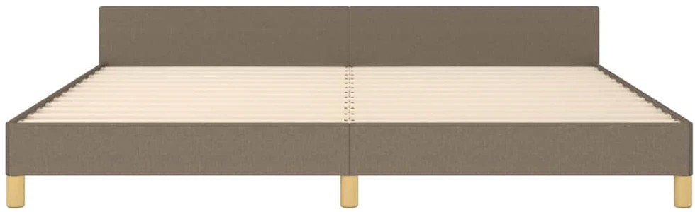 Lovos rėmas be čiužinio, taupe spalvos, 200x200cm, audinys