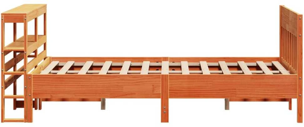 Lovos rėmas be čiužinio, vaško ruda, 140x200cm, pušis