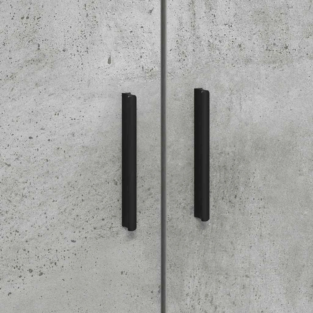 Lova Lovos rėmas Betono pilka 100 x 200 cm Apdirbta mediena