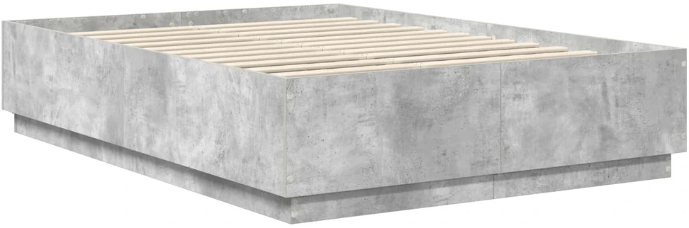 Lovos rėmas Betono pilka 140 x 190 cm Apdirbta mediena