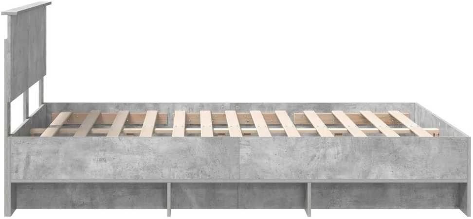 Lovos rėmas Betono pilka 150 x 200 cm Apdirbta mediena