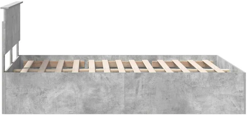 Lovos rėmas Betono pilka 150 x 200 cm Apdirbta mediena
