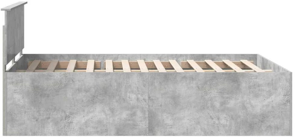 Lovos rėmas Betono pilka 150 x 200 cm Apdirbta mediena