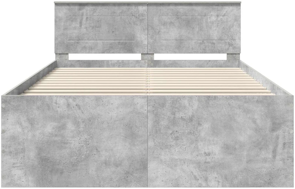 Lovos rėmas Betono pilka 150 x 200 cm Apdirbta mediena
