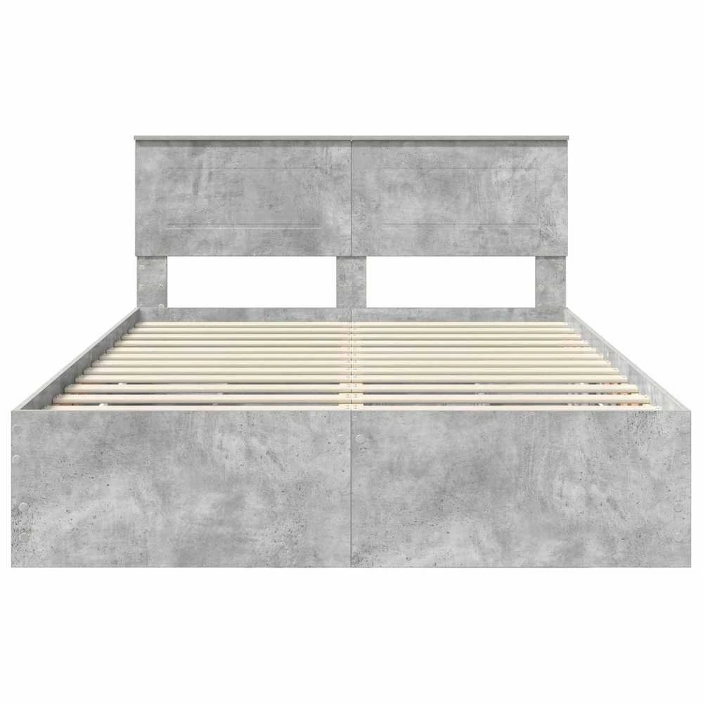 Lovos rėmas Betono pilka 150 x 200 cm Inžinerinė mediena