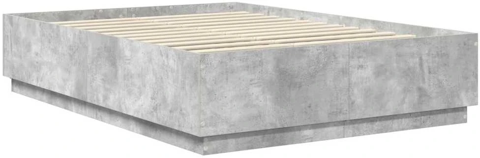 Lovos rėmas Betono pilka 160 x 200 cm Apdirbta mediena