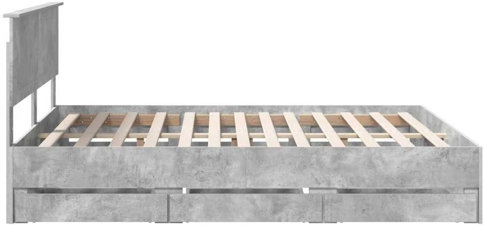 Lovos rėmas Betono pilka 160 x 200 cm Inžinerinė mediena