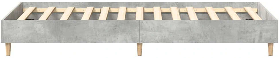 Lova Lovos rėmas Betono pilka 203 x 93 x 25 cm Apdirbta mediena