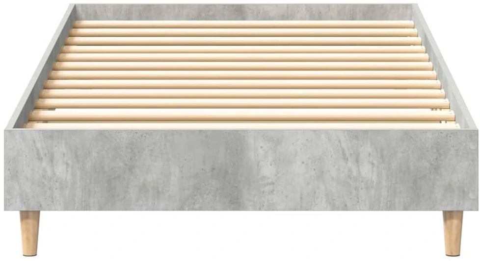 Lova Lovos rėmas Betono pilka 203 x 93 x 25 cm Apdirbta mediena