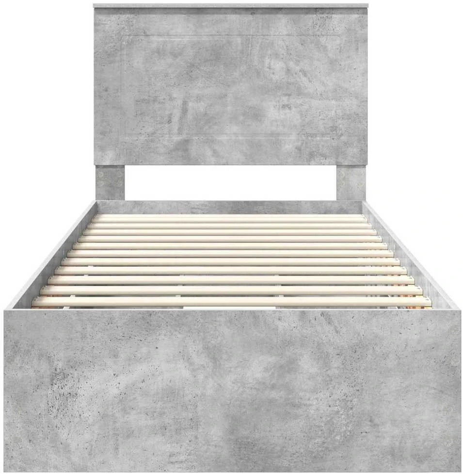 Lova Lovos rėmas Betono pilka 75 x 190 cm Inžinerinė mediena