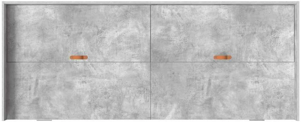 Lova Lovos rėmas Betono pilka 80 x 200 cm Apdirbta mediena