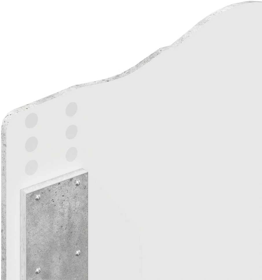 Lova Lovos rėmas Betono pilka 90 x 190 cm Inžinerinė mediena