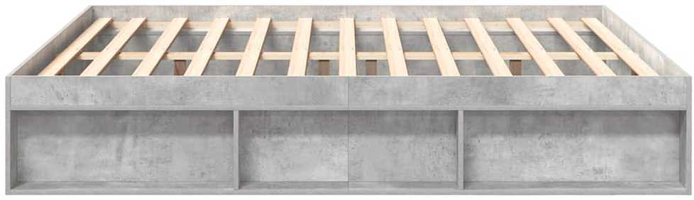 Lovos rėmas, betono pilkos spalvos, 200x200cm
