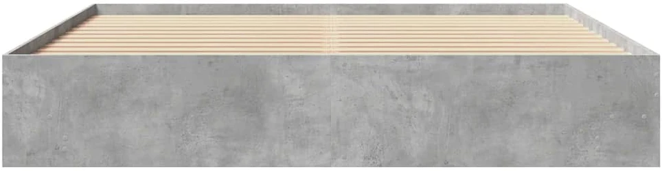 Lovos rėmas, betono pilkos spalvos, 200x200cm, apdirbta mediena