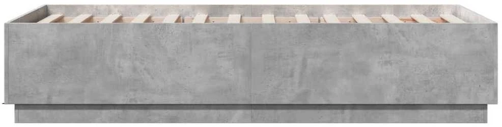 Lovos rėmas, betono pilkos spalvos, 75x190cm, apdirbta mediena