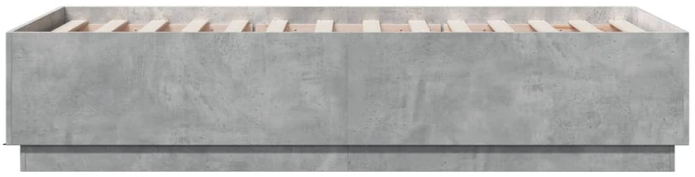 Lovos rėmas, betono pilkos spalvos, 75x190cm, apdirbta mediena