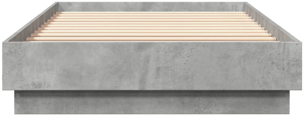 Lovos rėmas, betono pilkos spalvos, 90x200cm, apdirbta mediena