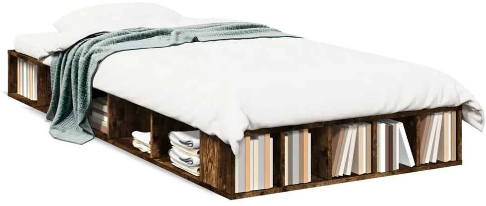 Lovos rėmas, dūminio ąžuolo, 100x200cm, apdirbta mediena
