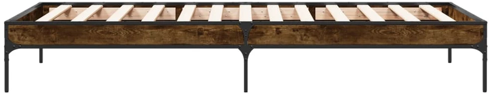 Lovos rėmas, dūminio ąžuolo, 100x200cm, mediena ir metalas