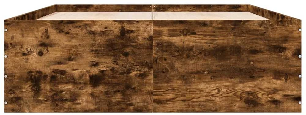 Lova Lovos rėmas, dūminio ąžuolo, 135x190cm, apdirbta mediena