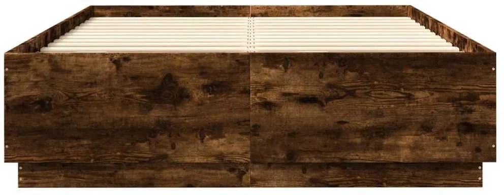 Lovos rėmas, dūminio ąžuolo, 150x200cm, apdirbta mediena