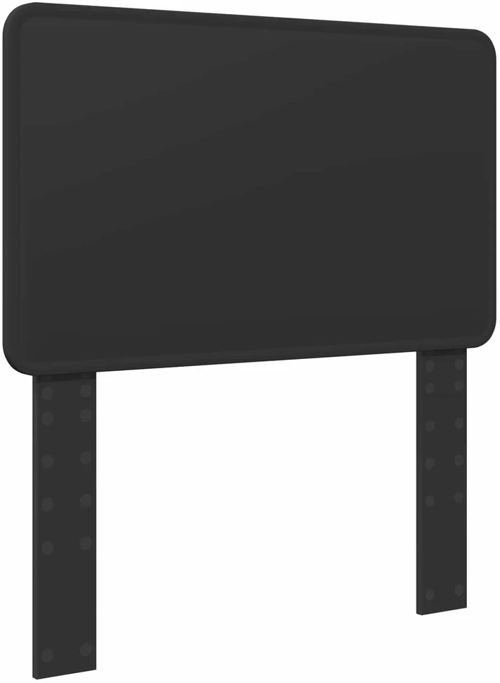 Lova Lovos rėmas Juoda 100 x 200 cm Kietos pušies mediena