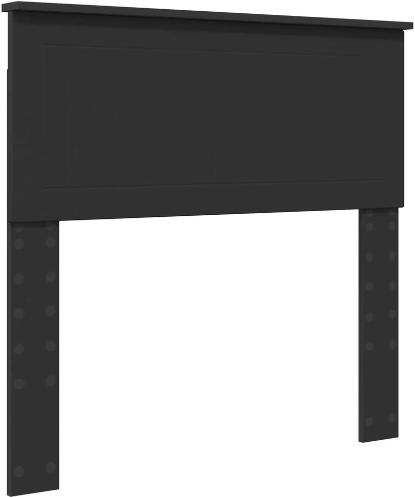 Lova Lovos rėmas Juoda 90 x 190 cm Kietos pušies mediena