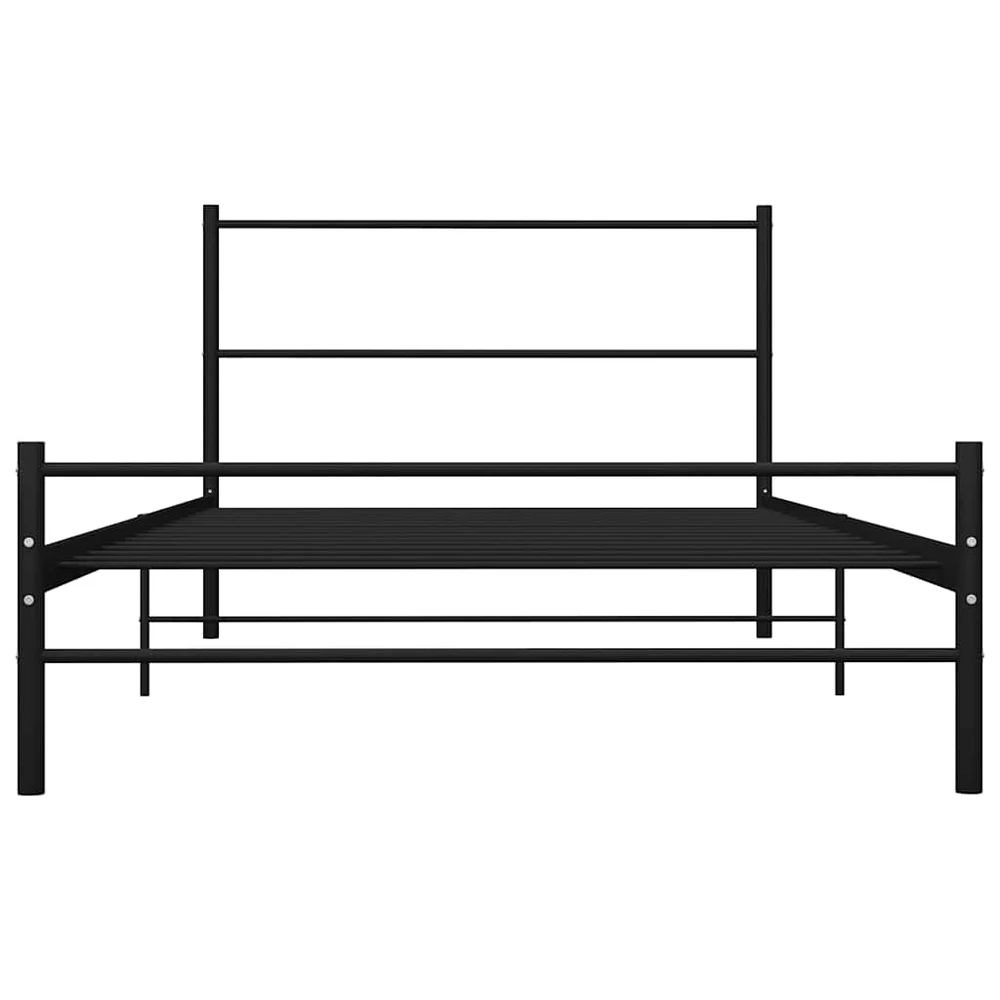 Lovos rėmas, juodos spalvos, 100x200cm, metalas