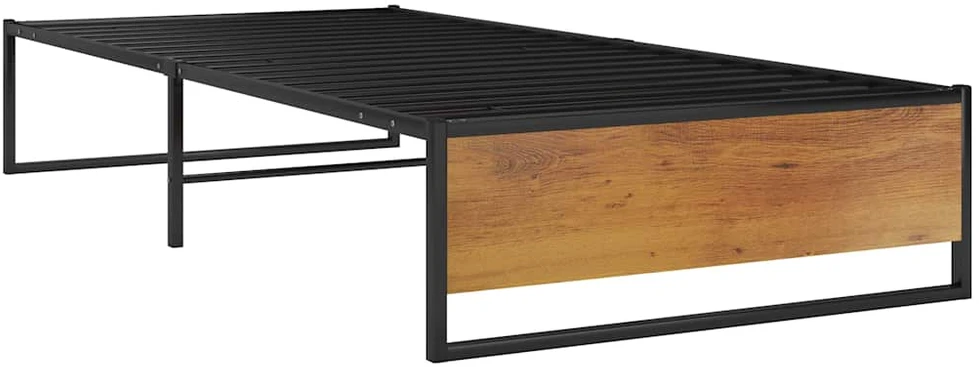 Lovos rėmas, juodos spalvos, 100x200cm, metalas