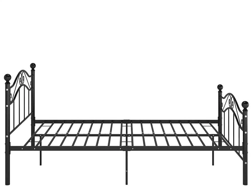 Lovos rėmas, juodos spalvos, 120x200cm, metalas