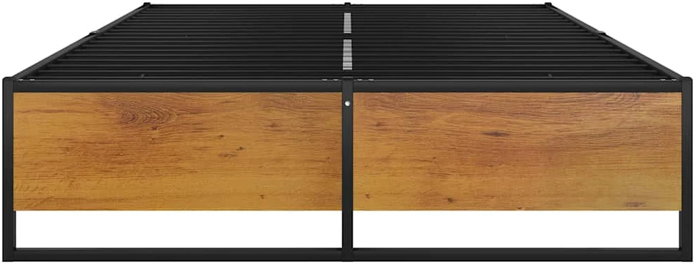 Lovos rėmas, juodos spalvos, 120x200cm, metalas