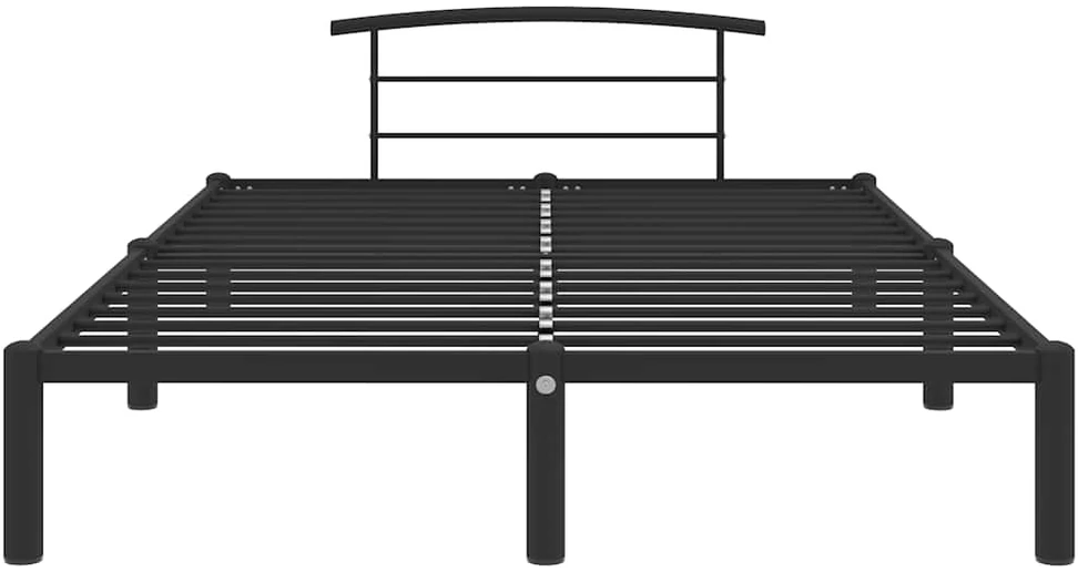 Lovos rėmas, juodos spalvos, 160x200cm, metalas