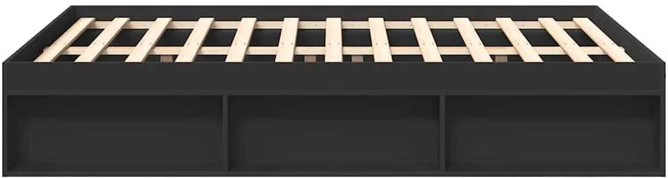 Lovos rėmas, juodos spalvos 160x200cm