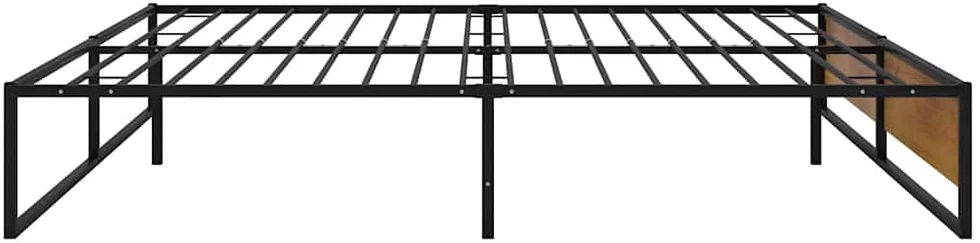 Lovos rėmas, juodos spalvos, 160x200cm, metalas