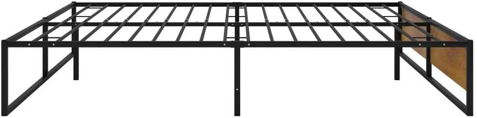Lovos rėmas, juodos spalvos, 160x200cm, metalas
