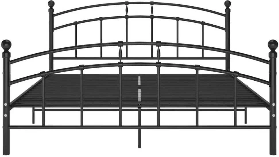 Lovos rėmas, juodos spalvos, 160x200cm, metalas