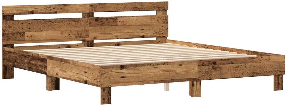 Lovos rėmas Senas medis 200 x 200 cm Apdirbta mediena
