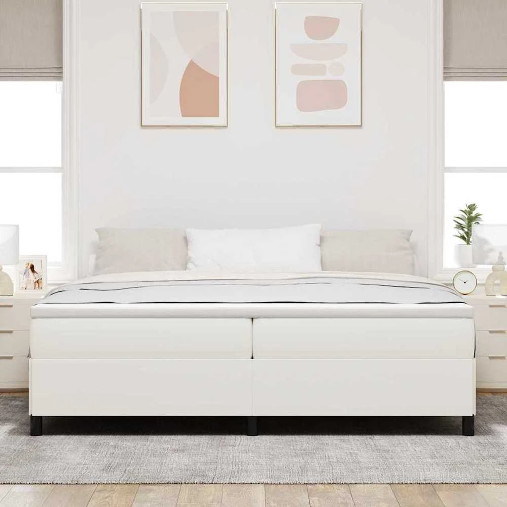 Kiemas lova Kreminė 200 x 200 cm Kordūrinis audinys