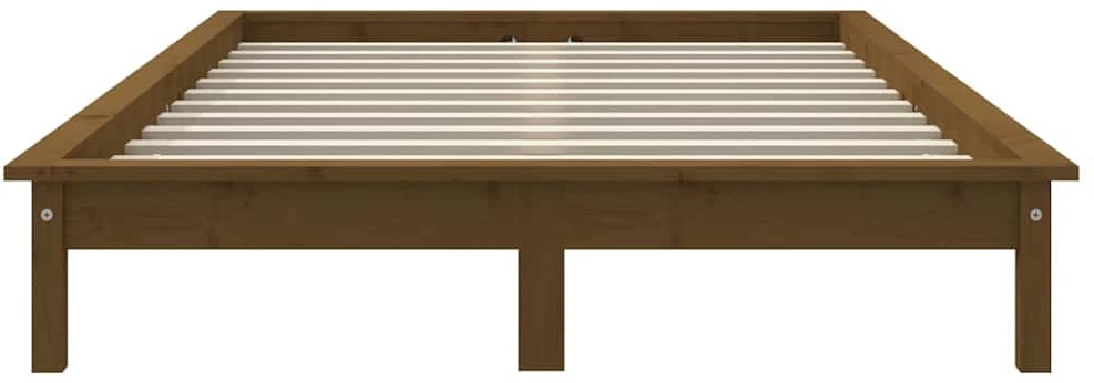 Lovos rėmas, medaus rudas, 200x200cm, pušies medienos masyvas