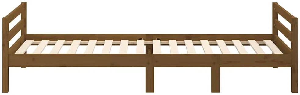 Lovos rėmas, medaus rudas, 75x190cm, pušies medienos masyvas