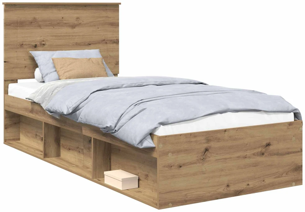 Lova Lovos rėmas Meistrų ąžuolas 100 x 200 cm Kietos pušies mediena