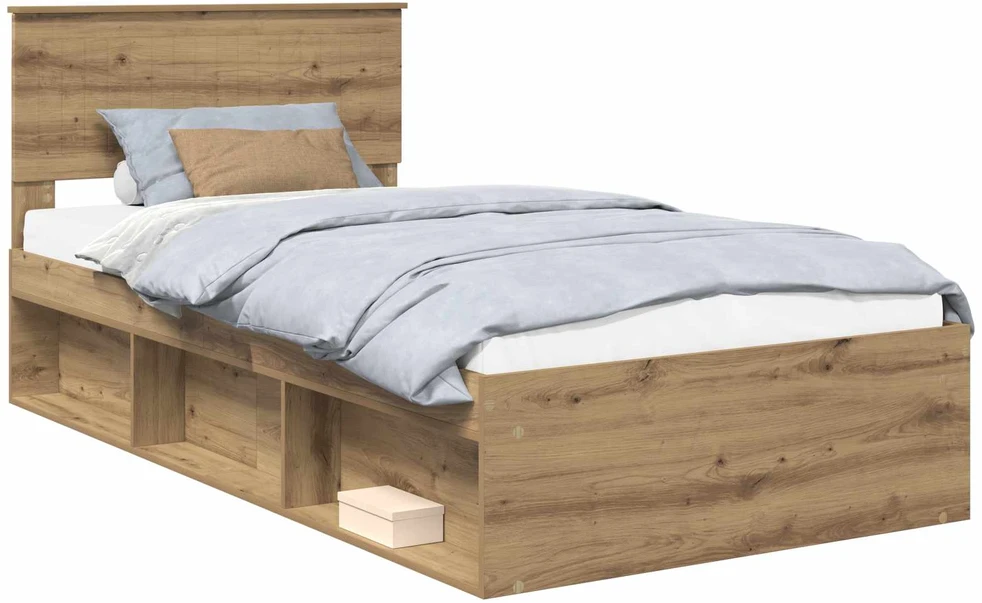 Lova Lovos rėmas Meistrų ąžuolas 100 x 200 cm Kietos pušies mediena
