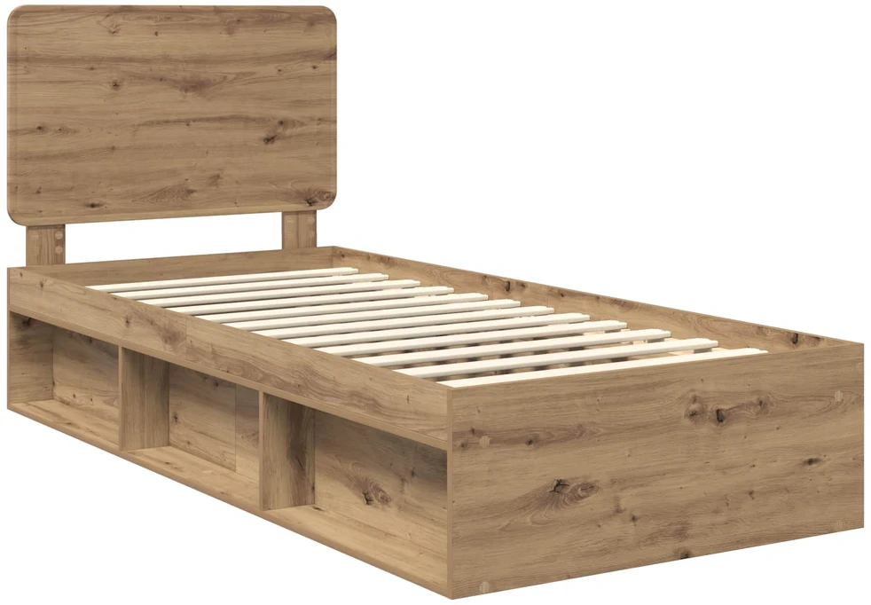 Lova Lovos rėmas Meistrų ąžuolas 75 x 190 cm Kietos pušies mediena