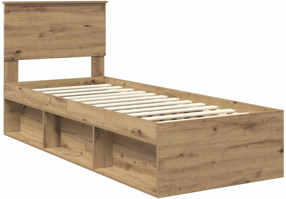 Lova Lovos rėmas Meistrų ąžuolas 75 x 190 cm Kietos pušies mediena